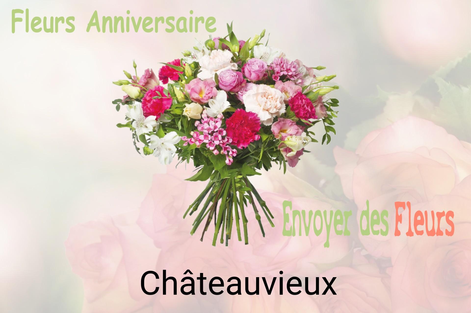 Bouquet de fleurs d’anniversaire livré à Châteauvieux